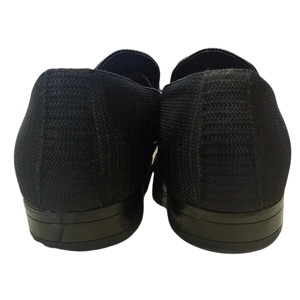 Stacy Adams Men's Tazewell Plain Toe Tassel Black Slip-on Shoes Size 13